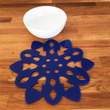 Snowflake Shaped Placemat Set - Blue