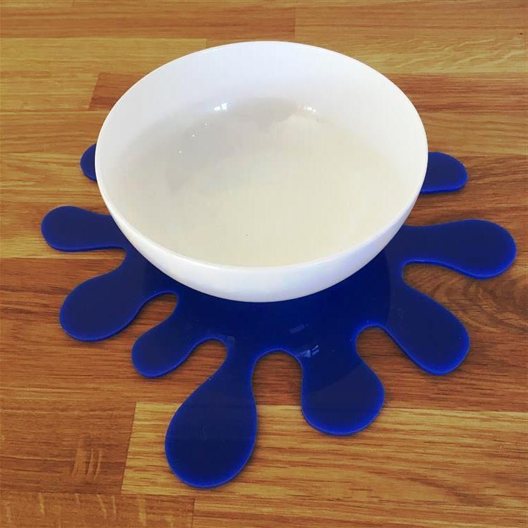 Splash Shaped Placemat Set - Blue