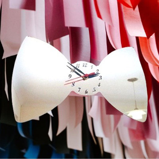 Bow Shaped Clocks - Many Colour Choices