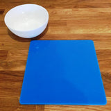 Square Placemat Set - Bright Blue