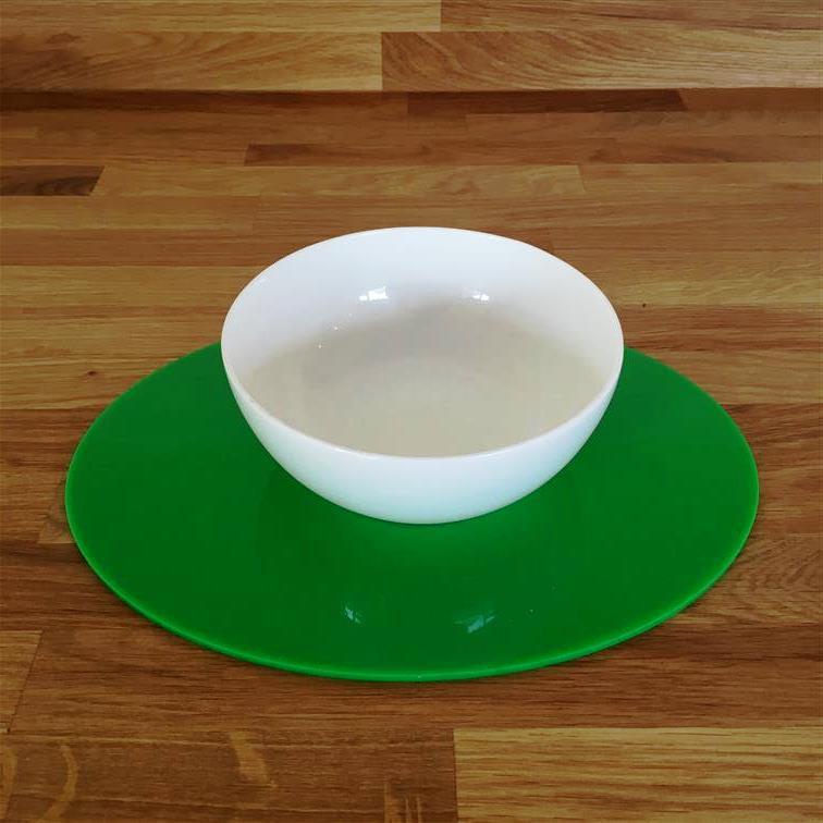 Oval Placemat Set - Bright Green