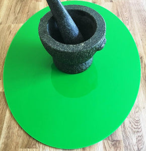 Oval Worktop Saver - Bright Green