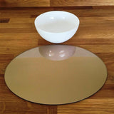 Oval Placemat Set - Bronze Mirror