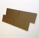 Rectangular Tiles - Bronze Mirror