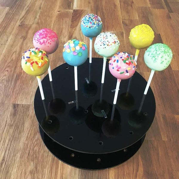 Cake Pop Stand Round - Black