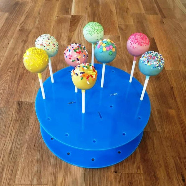 Cake Pop Stand Round - Bright Blue