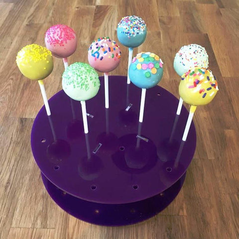 Cake Pop Stand Round - Purple