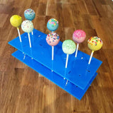 Cake Pop Stand Rectangle - Bright Blue