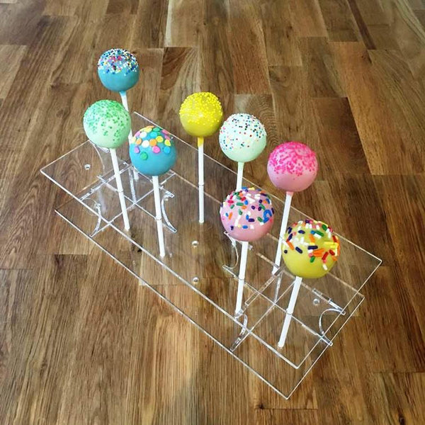 Workshop Series Acrylic Cake Pop Stand w/ Sign Holder, 12 Stick Capacity -  Clear | Cake pop stands, Sign holder, Handcraft