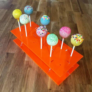 Cake Pop Stand Rectangle - Orange
