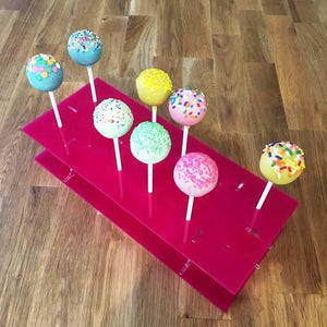 Cake Pop Stand Rectangle - Pink
