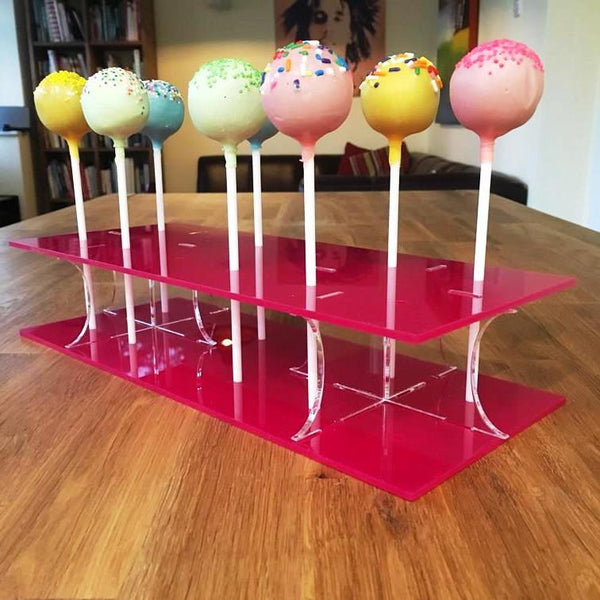 Cake Pop Stand Rectangle - Pink