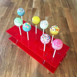 Cake Pop Stand Rectangle - Red