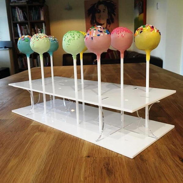 Cake Pop Stand Rectangle - White