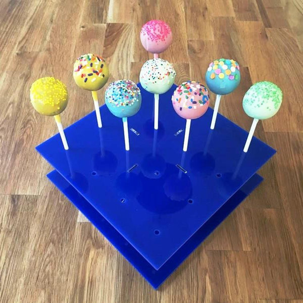 Cake Pop Stand Square - Blue