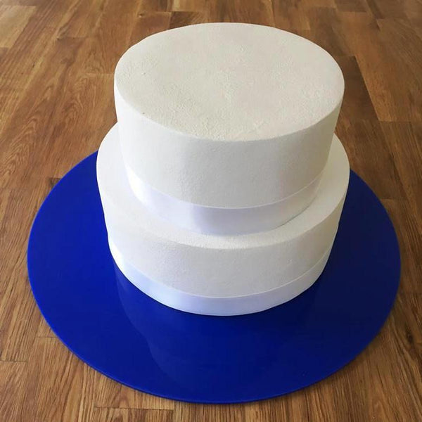 Round Cake Board - Blue
