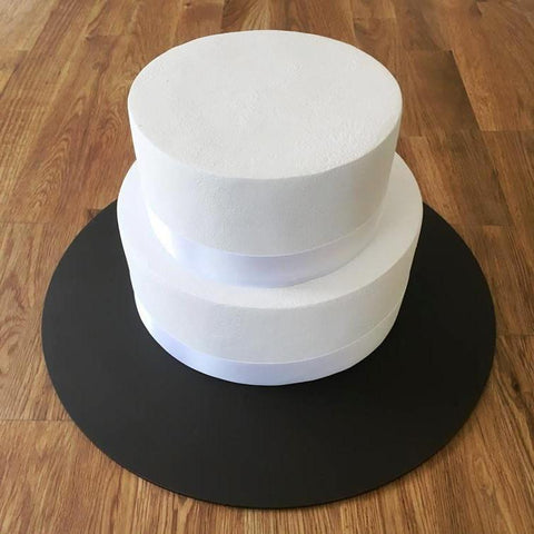 Round Cake Board - Mocha Brown