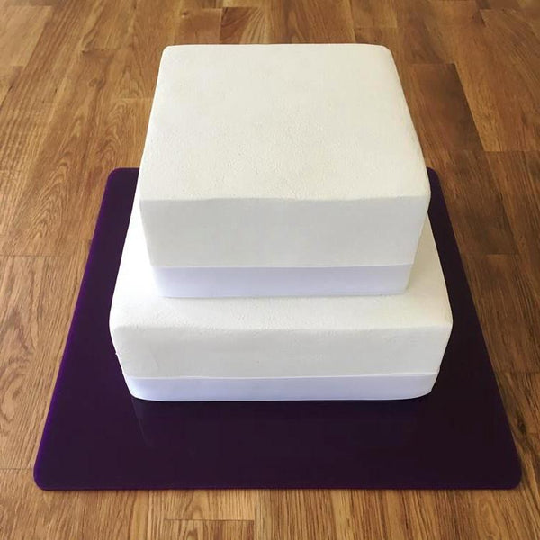 Square Cake Board - Purple