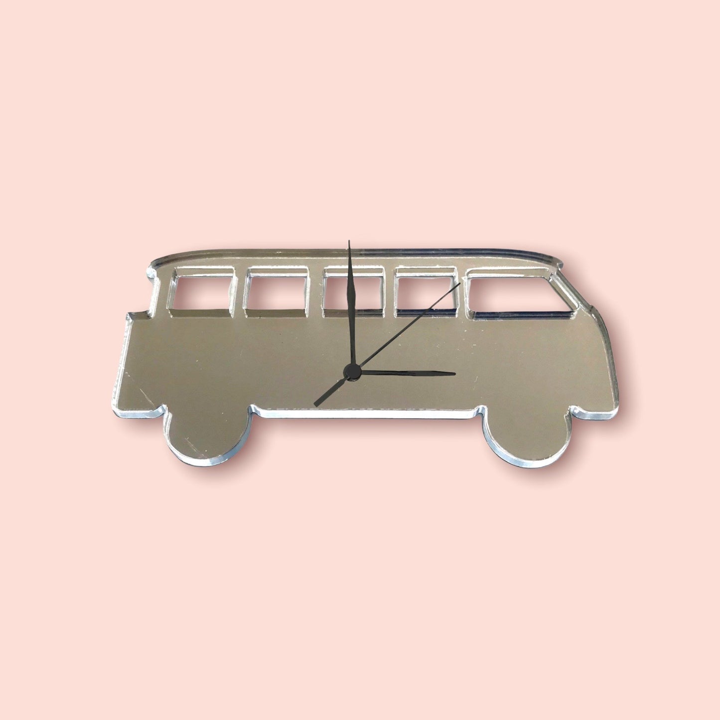 Camper Van Shaped Clocks - Many Colour Choices