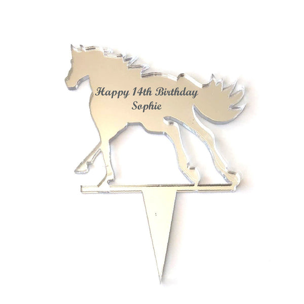 Cantering Horse Cake Toppers