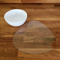 Pebble Shaped Placemat Set - Clear