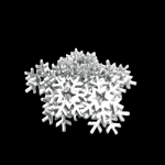 Crystal Snowflake Christmas Crafting Sets Mirrored Small