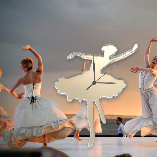 Dancer Shaped Clocks - Many Colour Choices