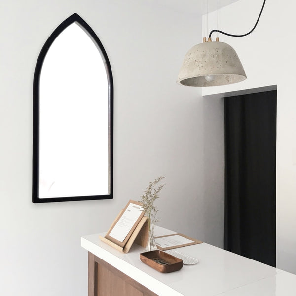 Gothic Arch Shaped Mirrors with a Colour Frame of your choice & Hooks