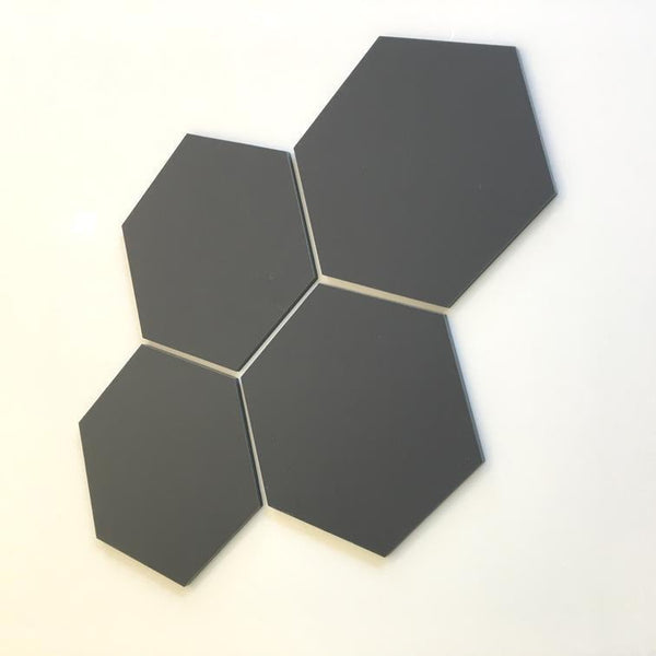 Hexagon Tiles - Graphite Grey