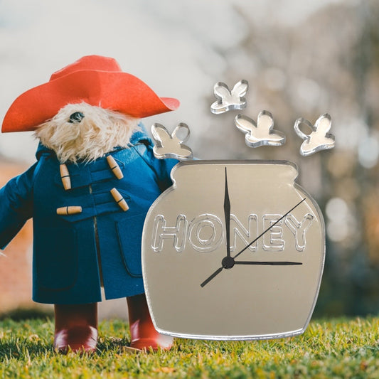 Honey Pot Shaped Clocks - Many Colour Choices