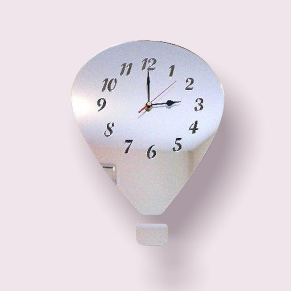 Hot Air Baloon Shaped Clocks - Many Colour Choices