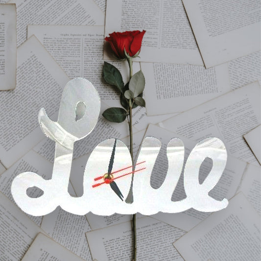 Love Shaped Clocks - Many Colour Choices