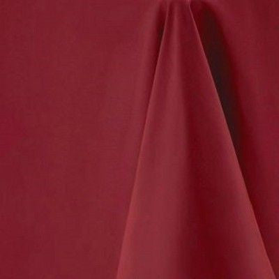 Maroon Round Tablecloth