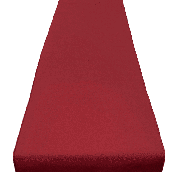 Maroon Soft Cotton Linen Feel Table Runners