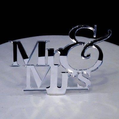 Personalised Mr & Mrs "Your Names" Bespoke Wedding Cake Toppers