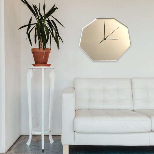 Octagon Shaped Clocks - Many Colour Choices