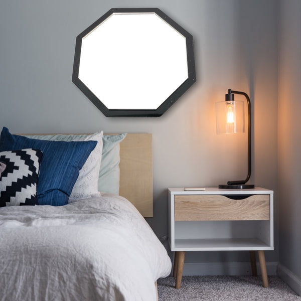 Octagon Shaped Mirrors with a Colour Frame of your choice & Hooks