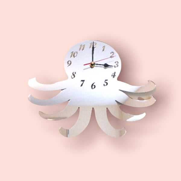 Octopus Shaped Clocks - Many Colour Choices