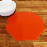Octagonal Placemat Set - Orange