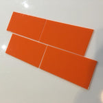 Rectangular Tiles - Orange