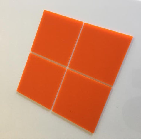 Square Tiles - Orange