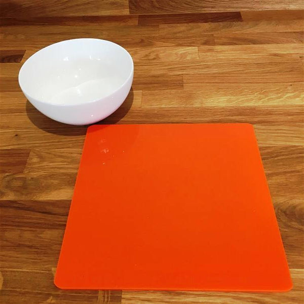 Square Placemat Set - Orange