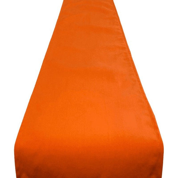 Orange Soft Cotton Linen Feel Table Runners