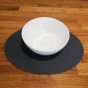 Oval Placemat Set - Graphite Grey