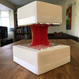 Cake Pillars Square Solid - Red