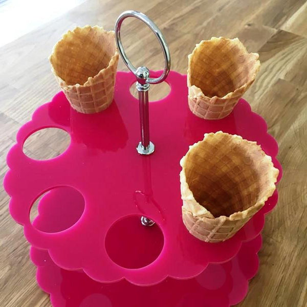 Ice Cream Cone Stand - Pink