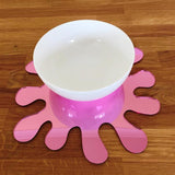 Splash Shaped Placemat Set - Pink Mirror