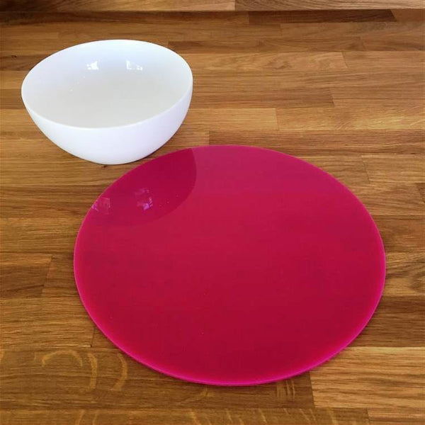 Round Placemat Set - Pink