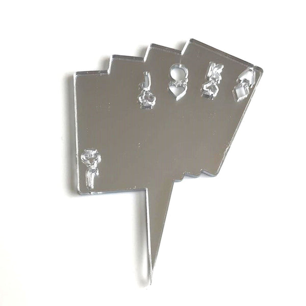 Poker Cards Cake Toppers