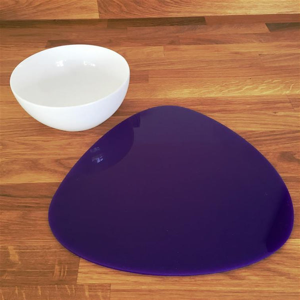 Pebble Shaped Placemat Set - Purple